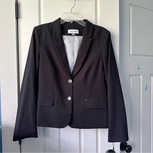 Calvin Klein Navy Blue Blazer - Fully Lined - NWT Never Worn 14 Petite
